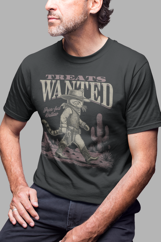 Vintage Cowboy Cat T-shirt
